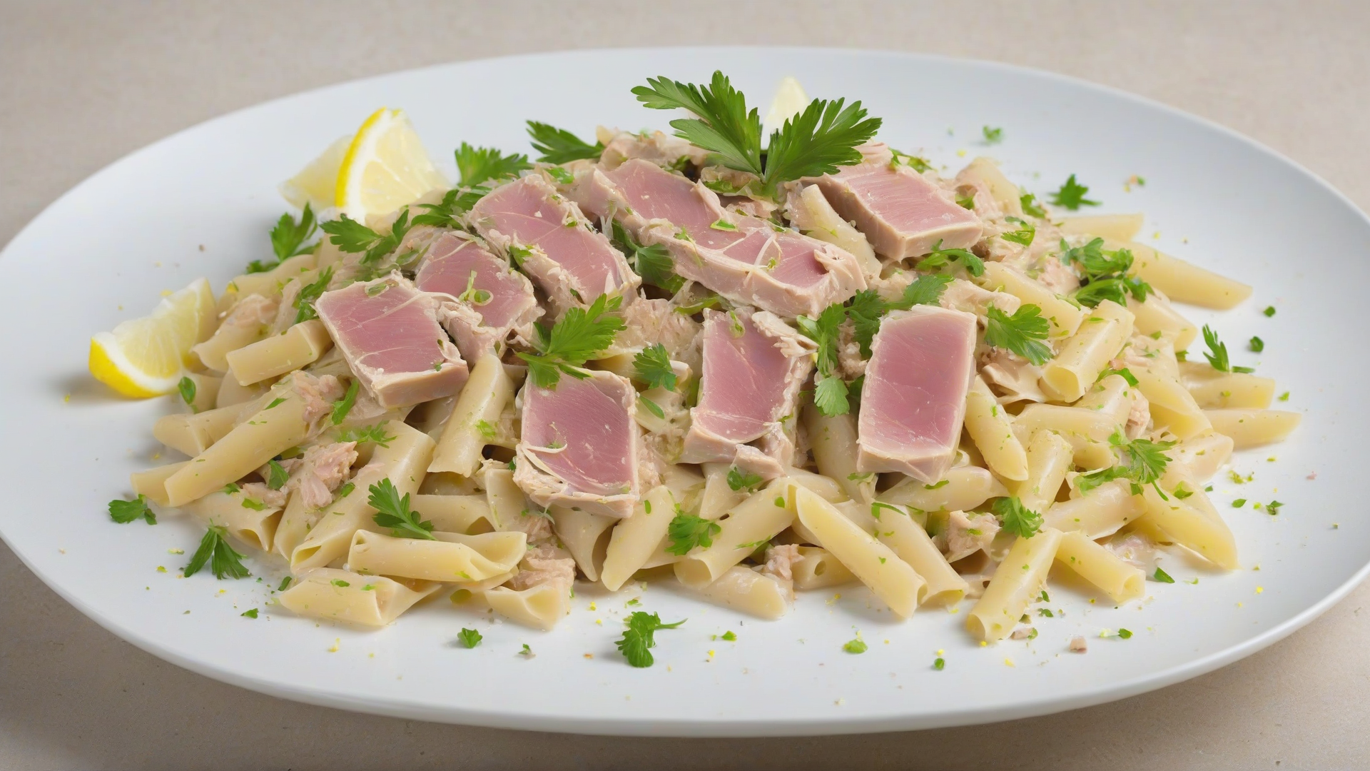 pasta tonno e limone